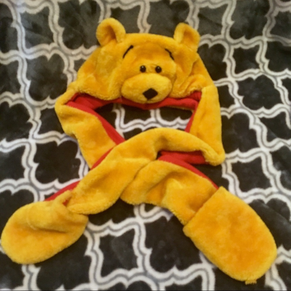 Winnie the Pooh scarf hat